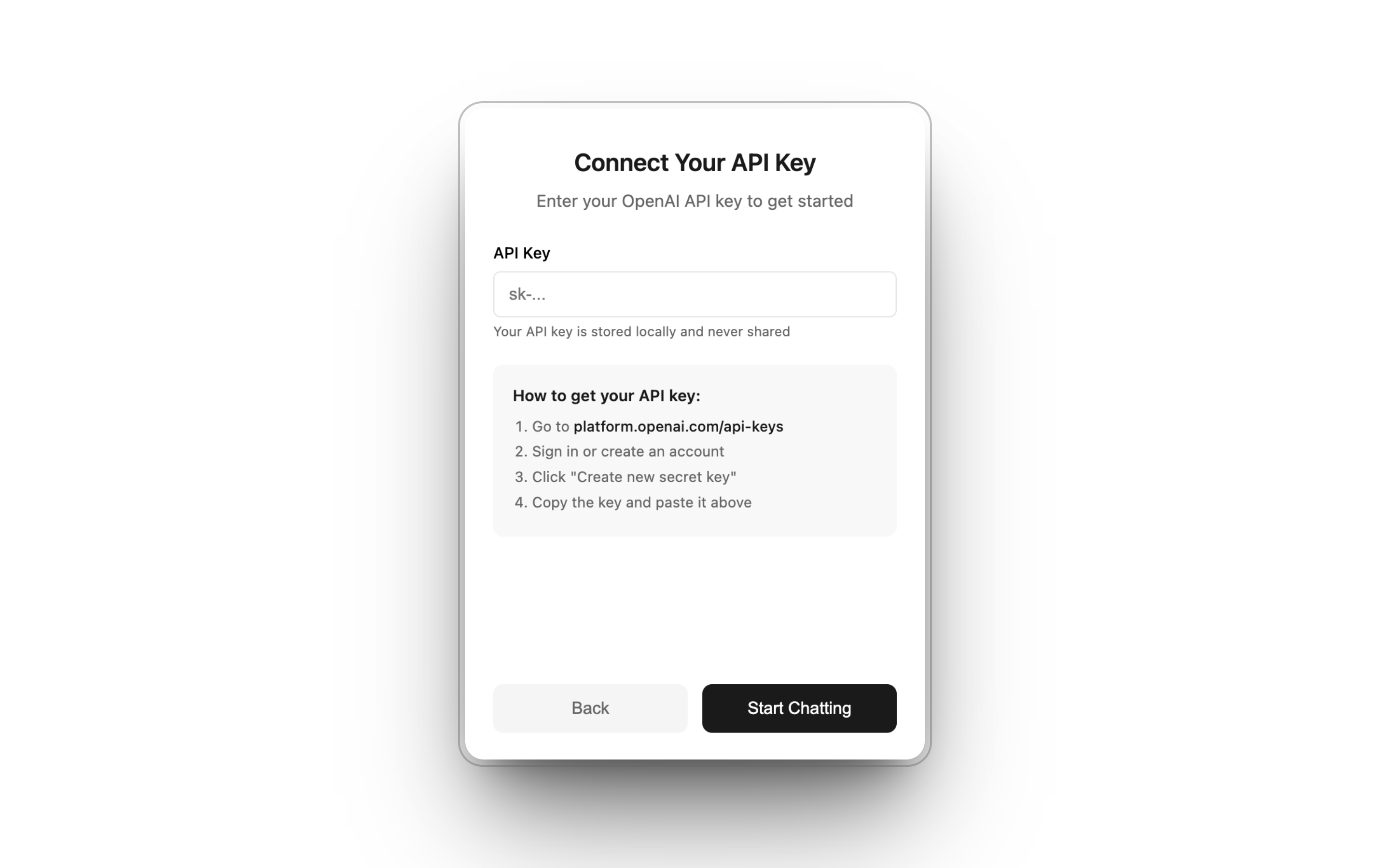 API Key Setup